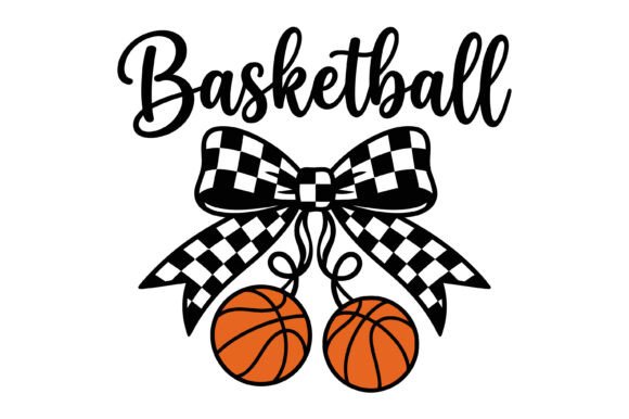 Basketball Bow Sports Mom Design Review