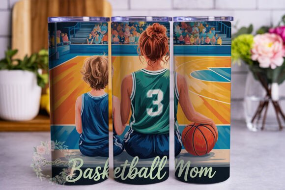 Basketball Mom Scene 20oz Tumbler Wrap Review