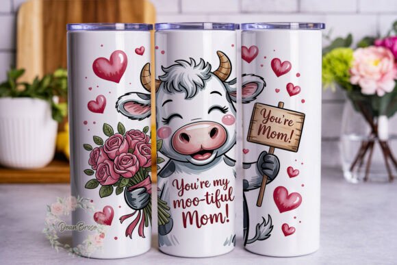 Cute Cow Floral Mom Tumbler Wrap Review