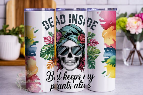 Dead Inside Plant Mom Tumbler Wrap Review
