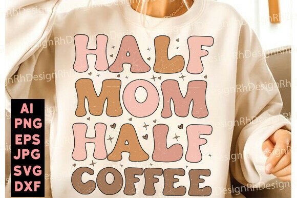 Half Mom Half Coffee PNG: An Embroidery Review