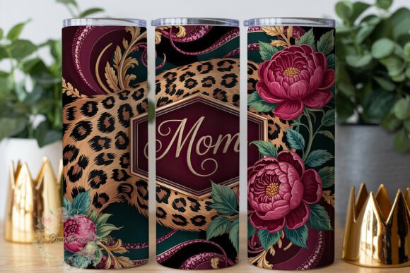 Leopard Floral Mom 20oz Tumbler Wrap Review