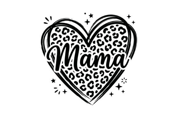 Mama Leopard Heart SVG: An Embroidery Review
