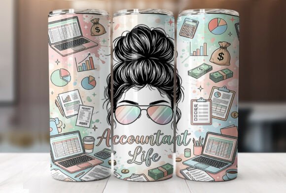 Mom Accountant Life 20oz Tumbler Wrap Review