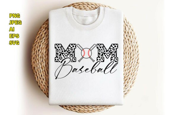 Mom Leopard Baseball T-Shirt Design PNG Review