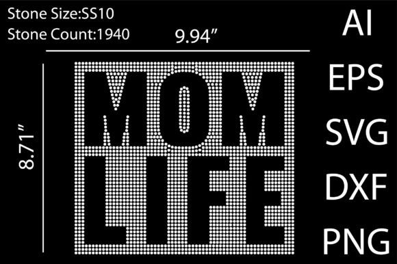 Mom Life Rhinestone Templates: An Embroidery Review