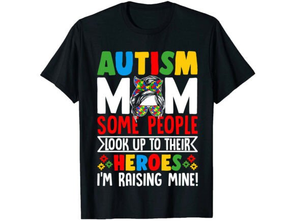 Mom Raising Heroes Autism T-Shirt: An Embroidery Review