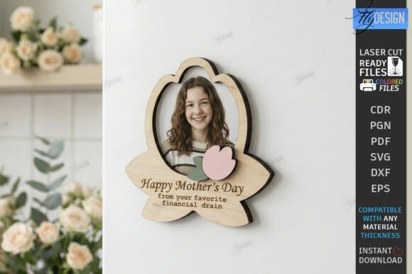 Mother's Day Mini Photo Frame Laser Cut Review