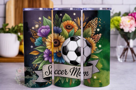 Soccer Mom Floral Ball Tumbler Wrap Review