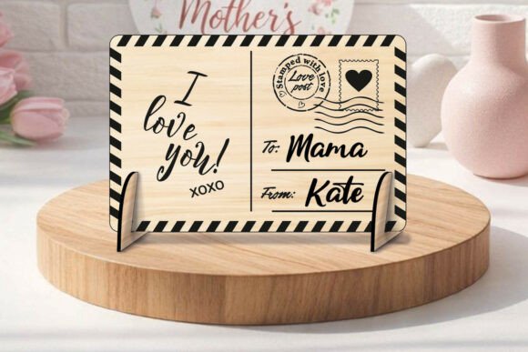 SVG I Love You Mom Mothers Day Post Card Review