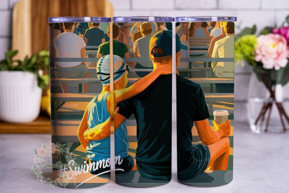 Swim Mom Bleachers Tumbler Wrap Review